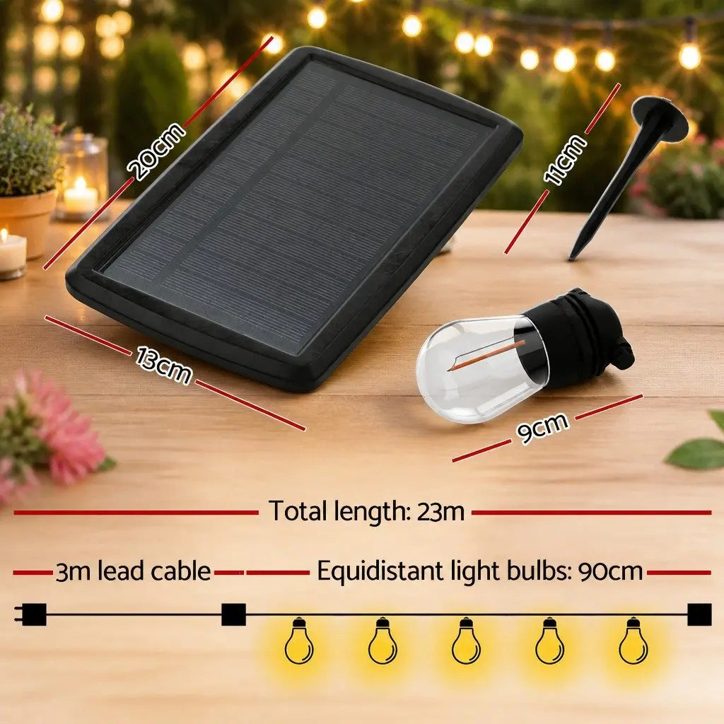 Solar Festoon String Lights for Festive Occasions