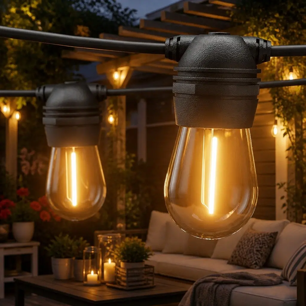 Solar Festoon String Lights for Festive Occasions