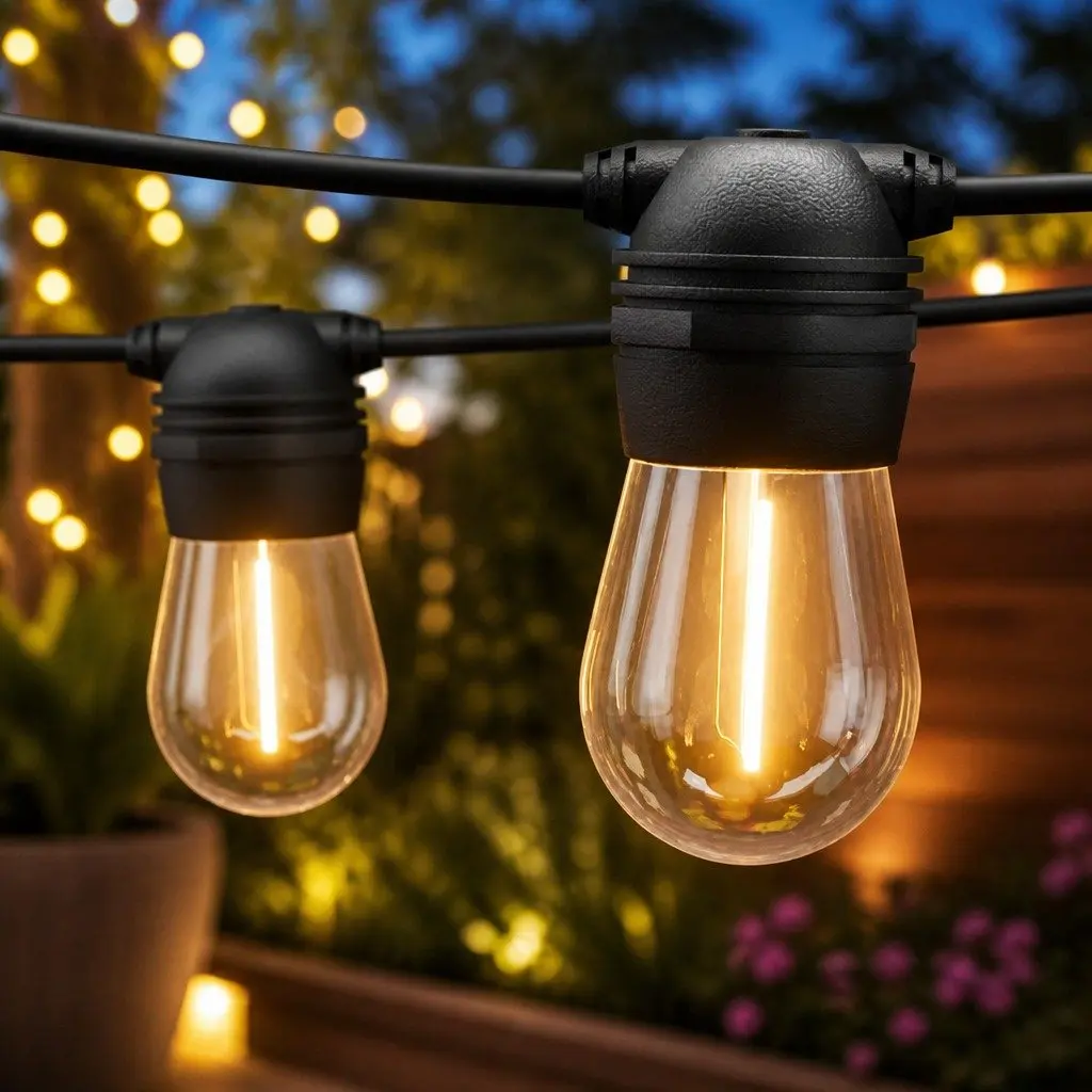 Solar Festoon String Lights for Festive Occasions