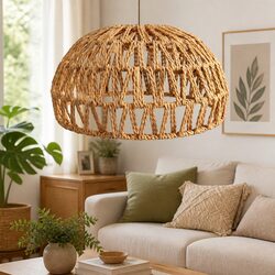 Practical Woven Pendant Light for Every Room