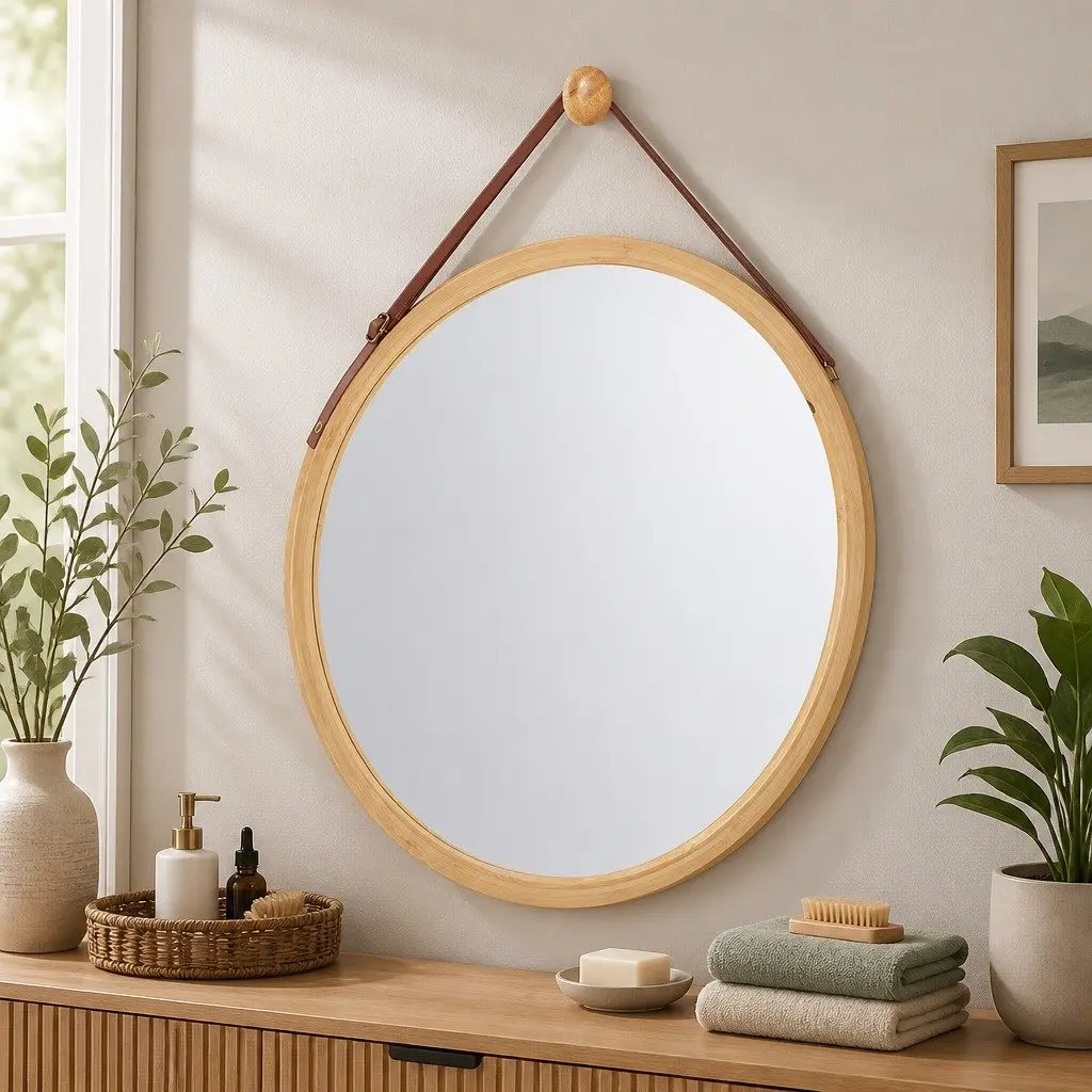 45cm Round Mirror for Home Spaces