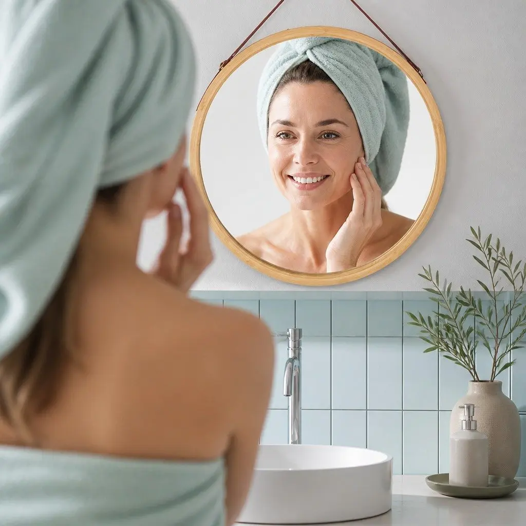 45cm Round Mirror for Home Spaces