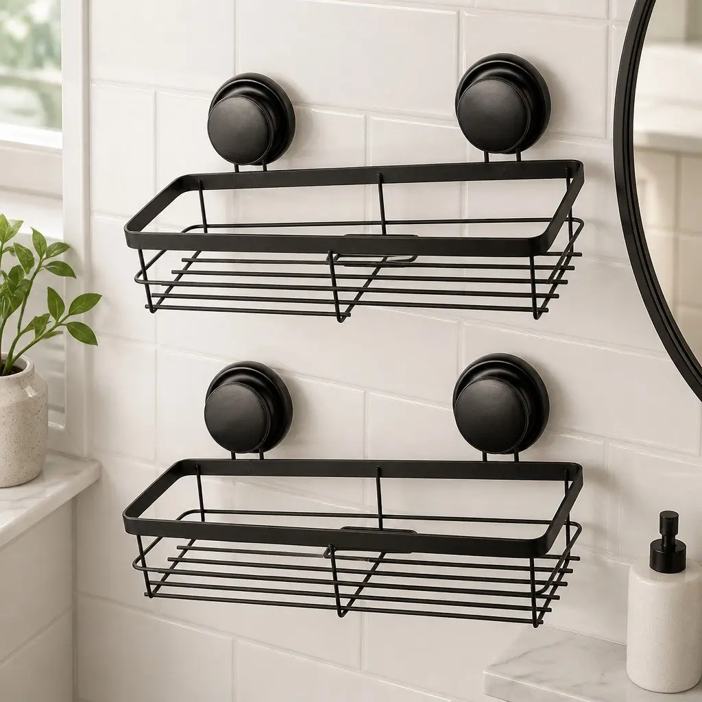 2-Tier Corner Caddy for Bathrooms and Kitchens