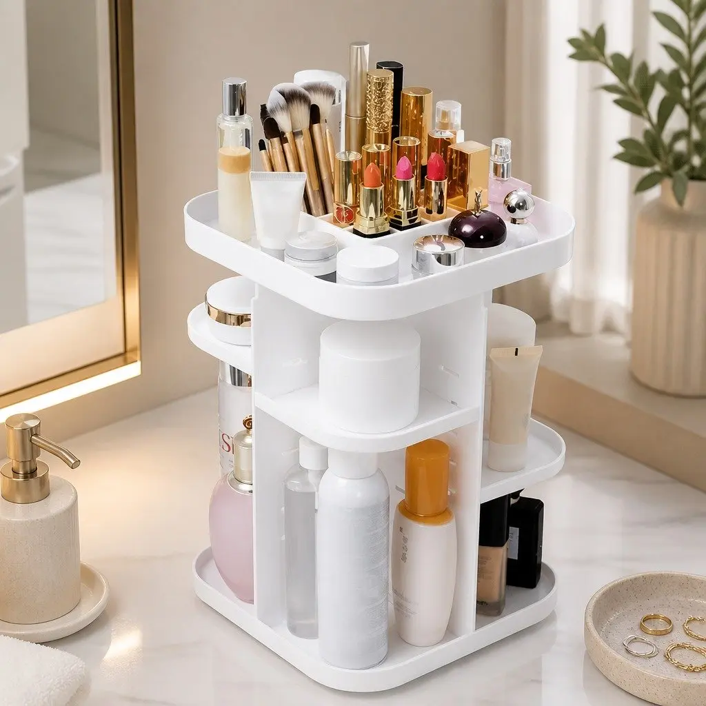 360 Makeup Organizer for Bathroom and Desk