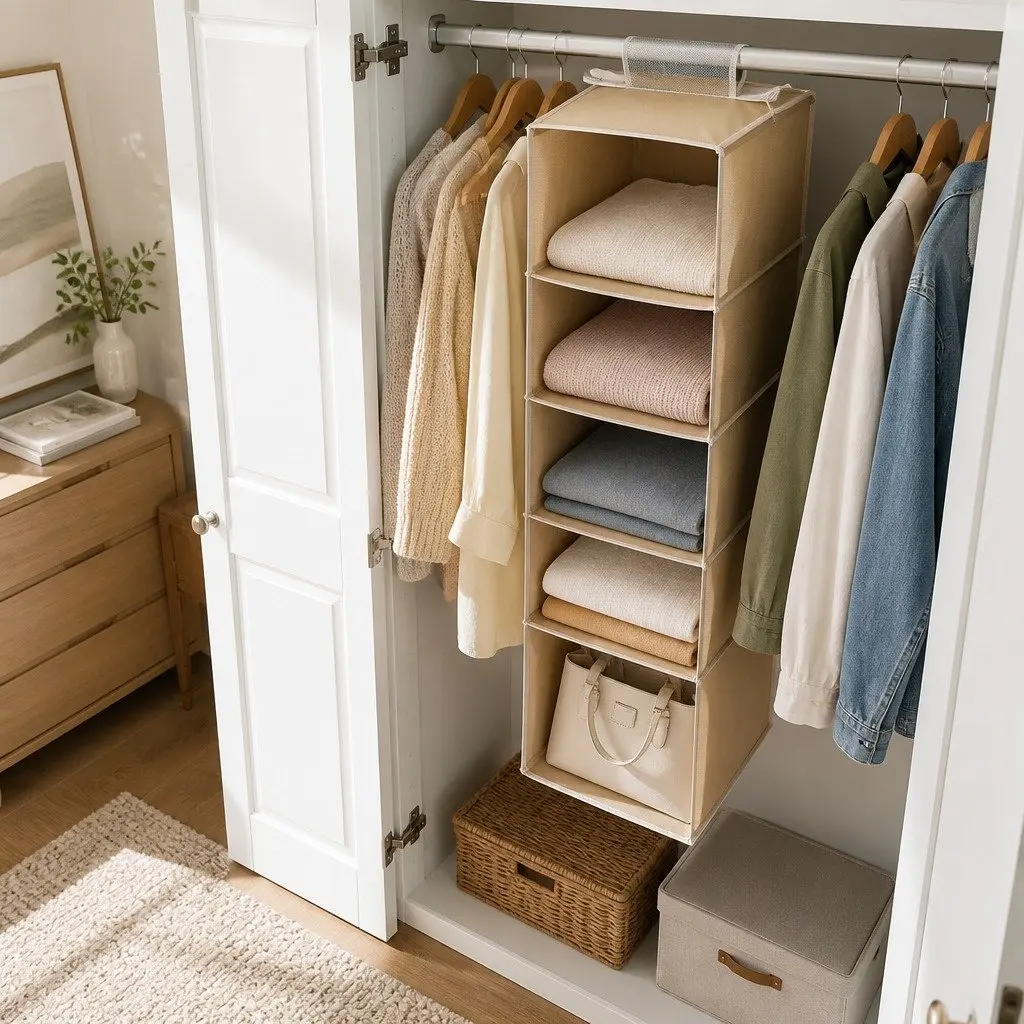 5-Tier Organizer for Closet and Home Use