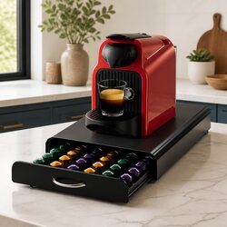 Coffee Pods Drawer for Home and Office Use - Holds 60 Pods