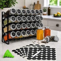 Functional 4-Tier Spice Rack for Small Spaces