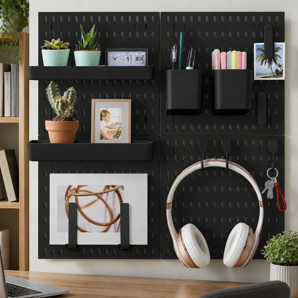 Pegboard System for Home Organization