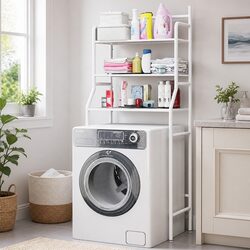 Practical 3-Tier Rack for Laundry and Kitchen Areas