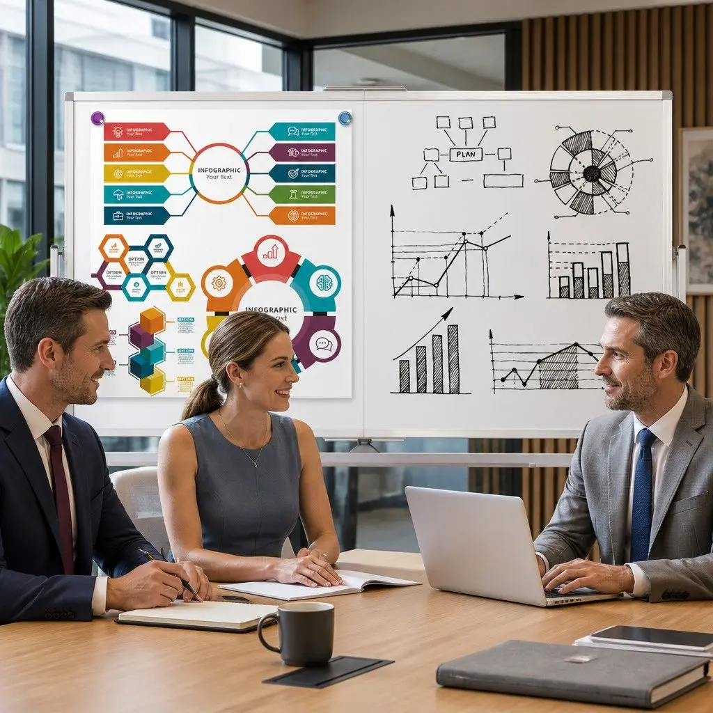 Reversible Mobile Whiteboard Double-Sided Magnetic 120x90cm Writing Surface with Lockable Wheels and Steel Frame
