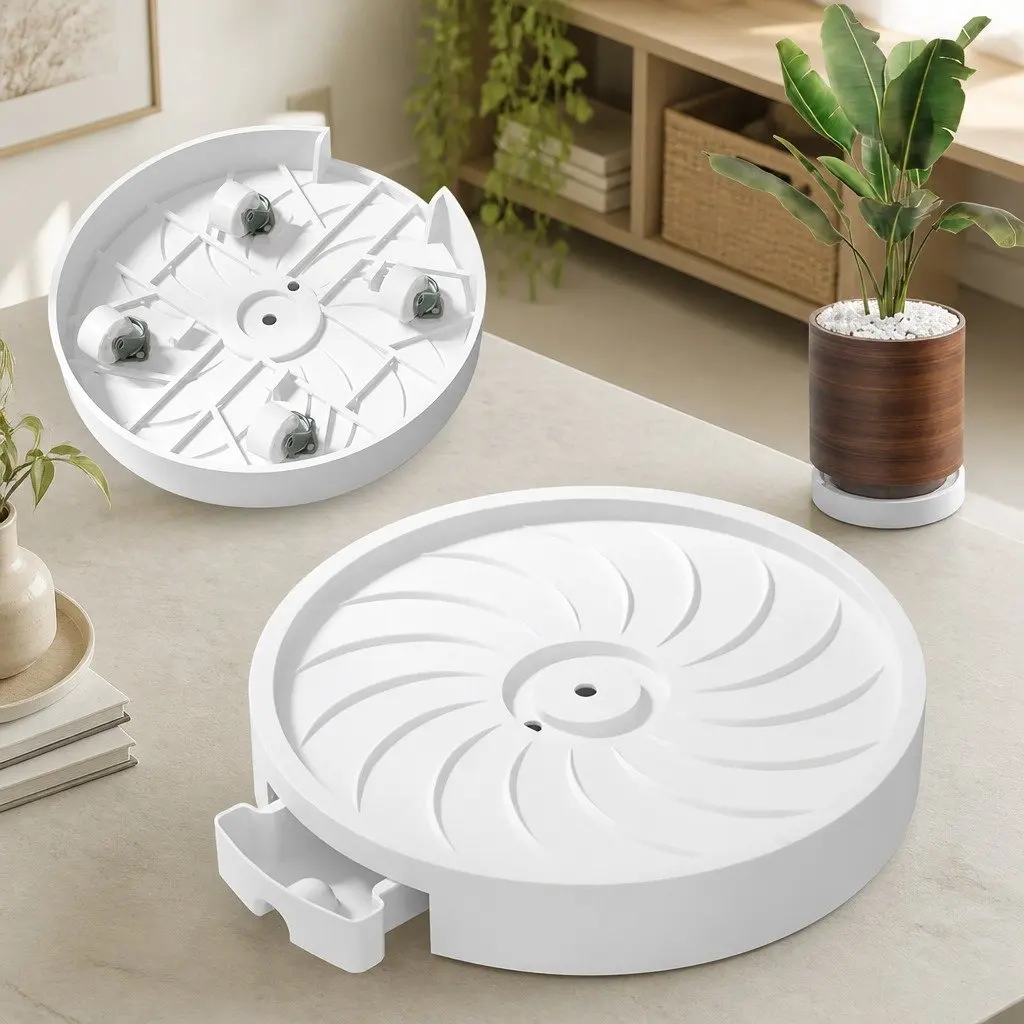 Rolling Plant Stand for Easy Home Mobility