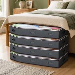 Versatile Underbed Storage Bins for Everyday Use
