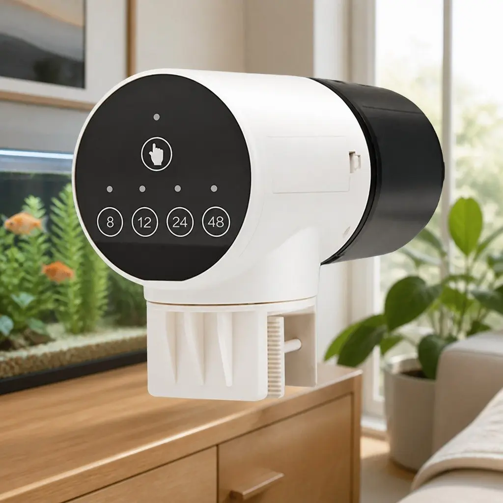 Automatic Fish Feeder with Timer Rechargeable Aquarium Tank Moistureproof
