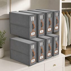 Practical Bed Sheet Organizer Storage Box Set of 8