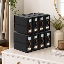Versatile Bed Sheet Organizer Boxes - Set of 8