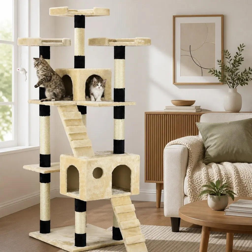 180cm Cat Tree Tower for Active Cats