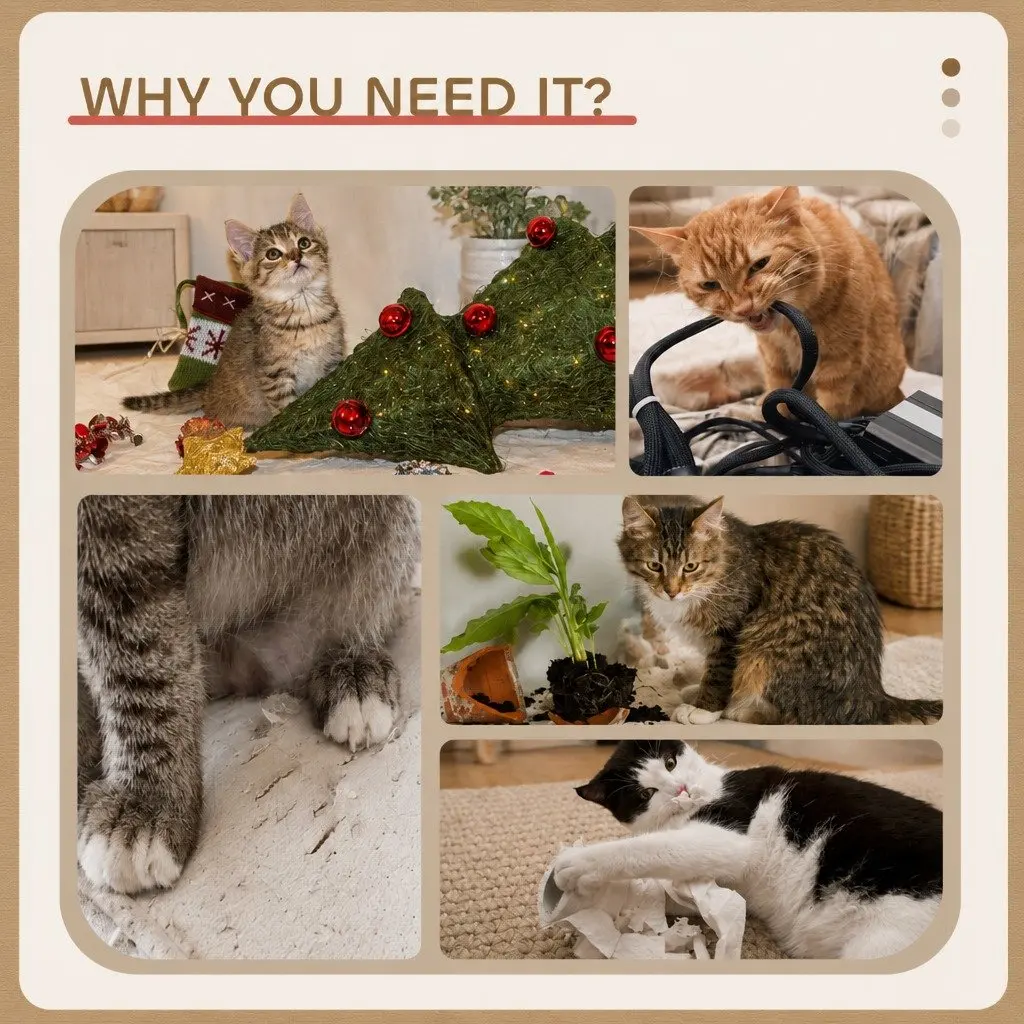 180cm Cat Tree Tower for Active Cats