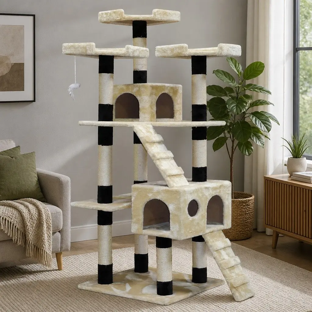 180cm Cat Tree Tower for Active Cats