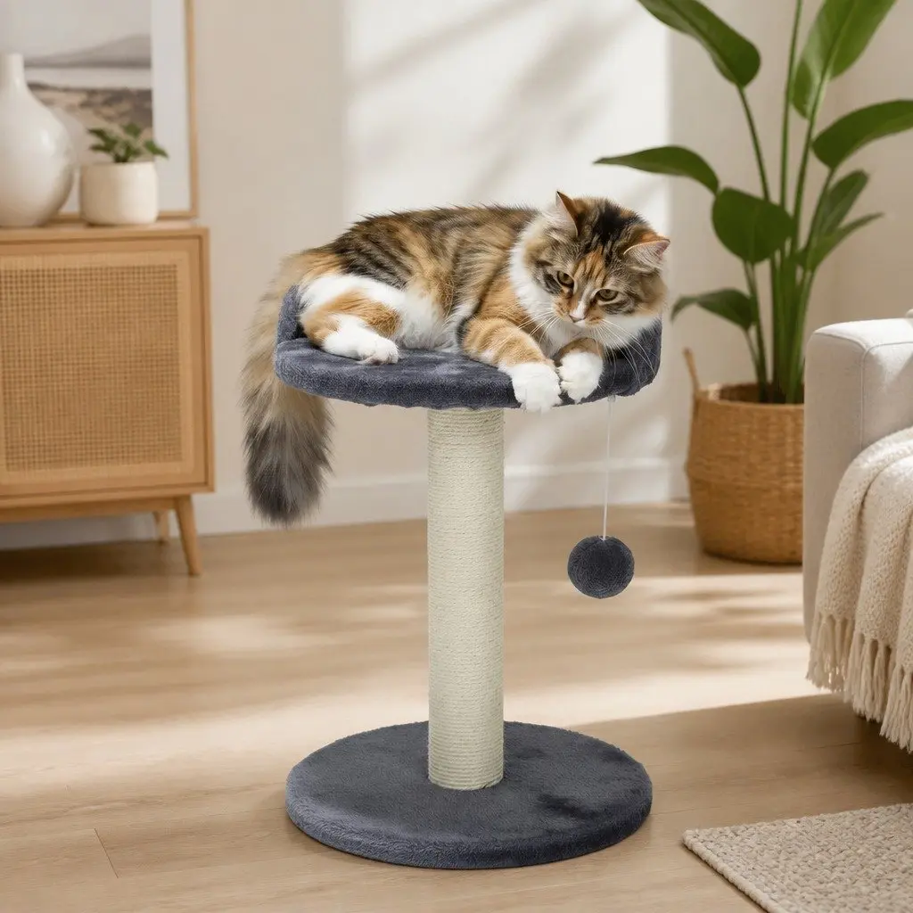 Cat Tree Tower for Small Spaces and Playtime