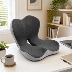 Practical L-Shaped Cushion for Office, Gaming, and More