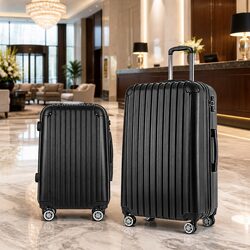 2 Piece Hard Shell Luggage Set for Everyday Travel Needs