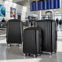 Functional 3 Piece Luggage Set for Any Travel Occasion