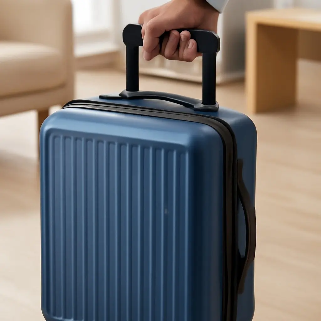 20" Navy Carry-On Suitcase for Travel