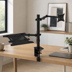 Ideal for Home Offices: Dual Monitor Arm Desk Mount