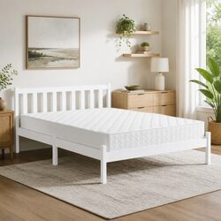 Functional Double Bed Frame and Mattress for Your Home