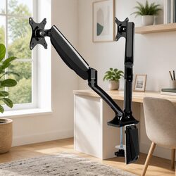 Practical Dual Monitor Arm for Home Office Use