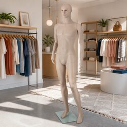 Retail Ready Male Mannequin with Adjustable Features, 186cm