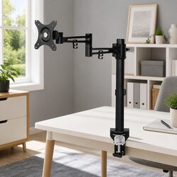 Flexible Monitor Arm for Home Office Setup