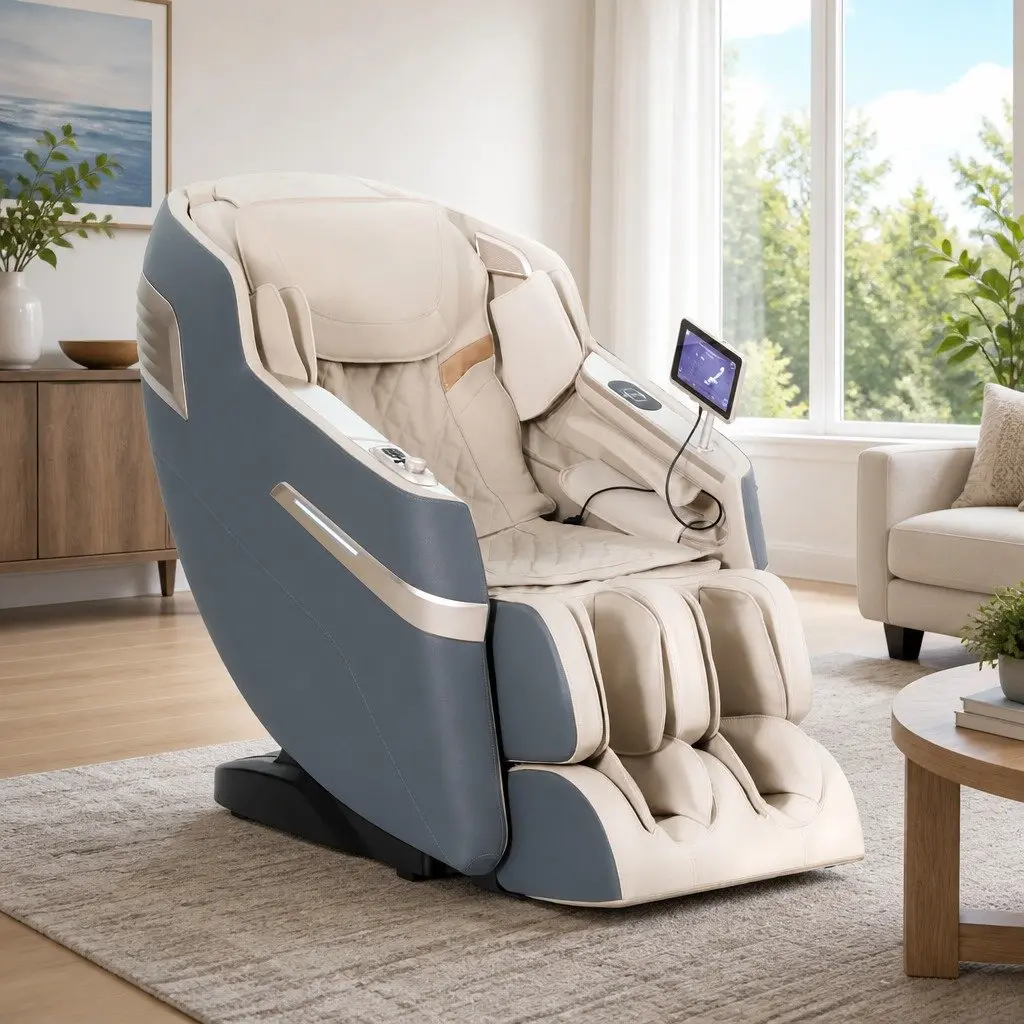 Massage Chair Recliner 4D Full Body SL Track Zero Gravity Heated Airbag