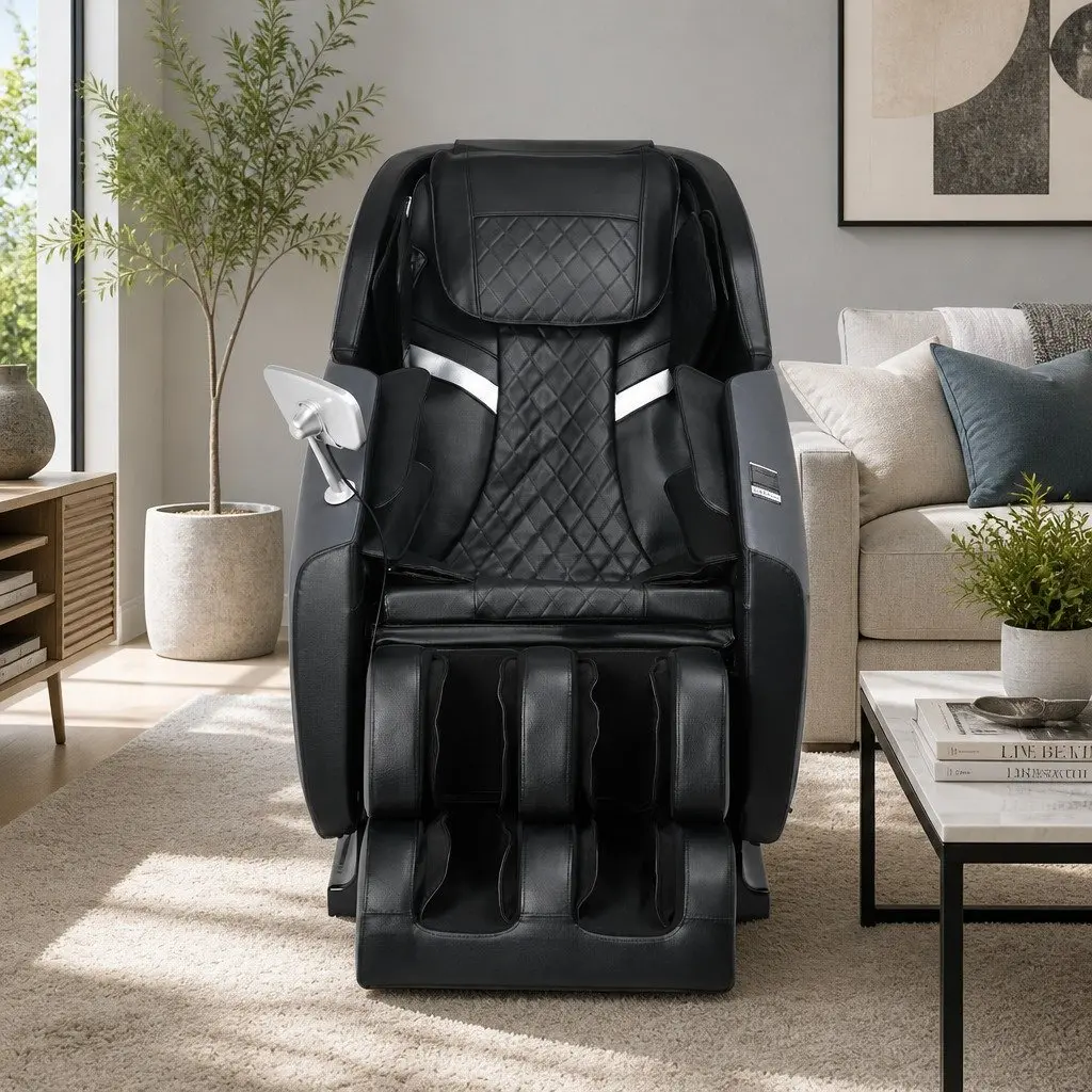 Electric Massage Chair Recliner Full Body Zero Gravity Black