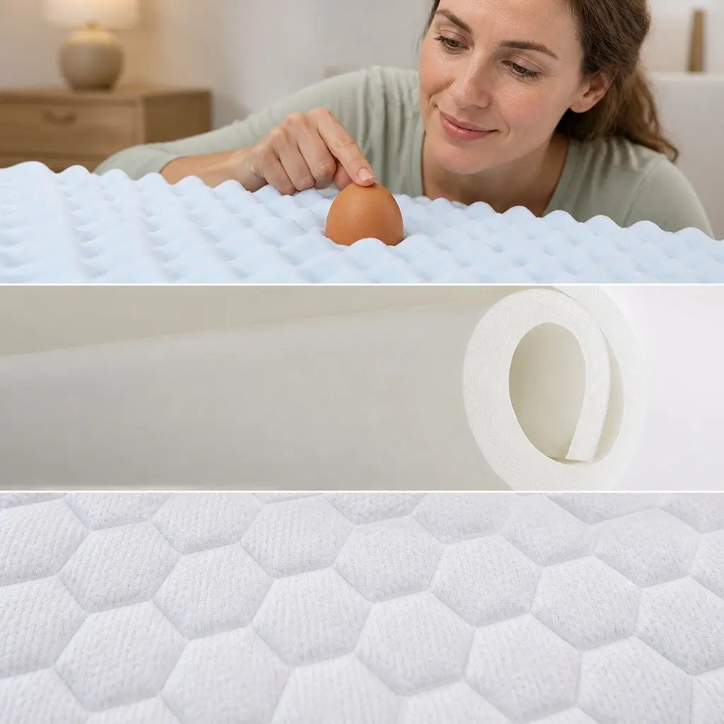 King Size Mattress White 25cm Medium Firm Bonnell Spring Gel Foam Support
