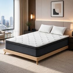 Practical Queen Euro Top Mattress for Everyday Use