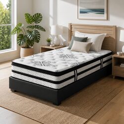 Practical King Single Euro Top Mattress for Your Bedroom