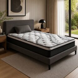Practical Single Mattress with Euro Top and Pocket Springs