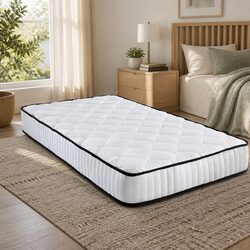 King Single Mattress 21cm Tight Top Pocket Spring Coil Bed Medium Firmness