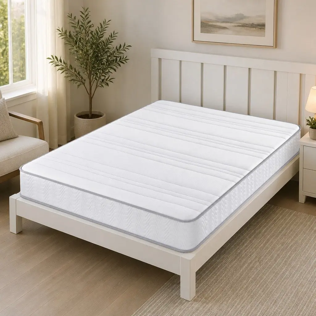 King Size Mattress 20cm Medium-Firm Egg-Crate Foam Pocket Spring Tight Top
