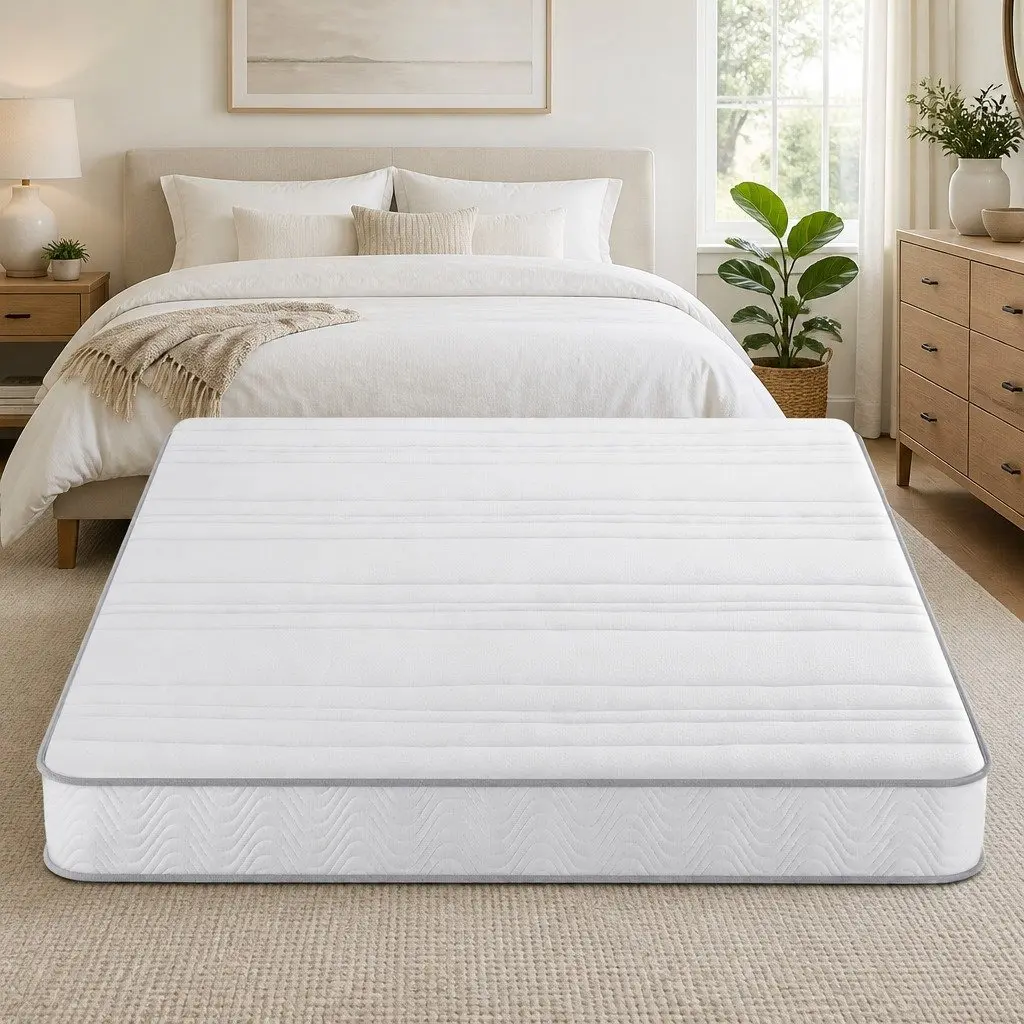 King Size Mattress 20cm Medium-Firm Egg-Crate Foam Pocket Spring Tight Top