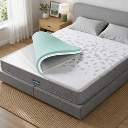 Queen Mattress 23cm Pocket Spring Reversible Foam Dual Firmness Medium Firm