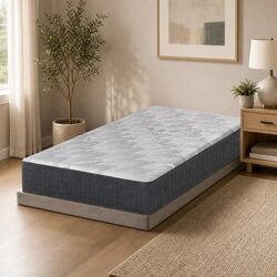 King Single Mattress 30cm Pocket Spring 5-Zone Support Breathable Knitted Fabric