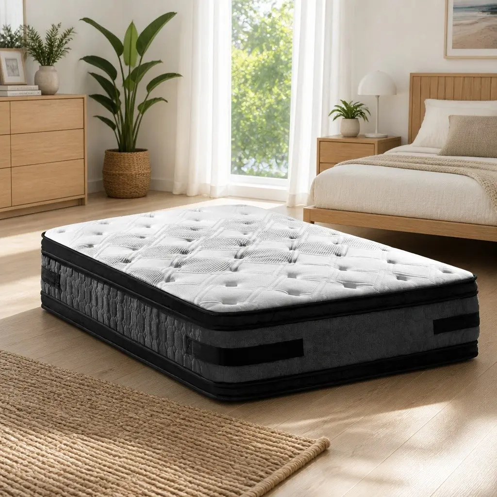 Single Mattress 36cm Cool Gel Memory Foam Double-Sided Flippable Bed