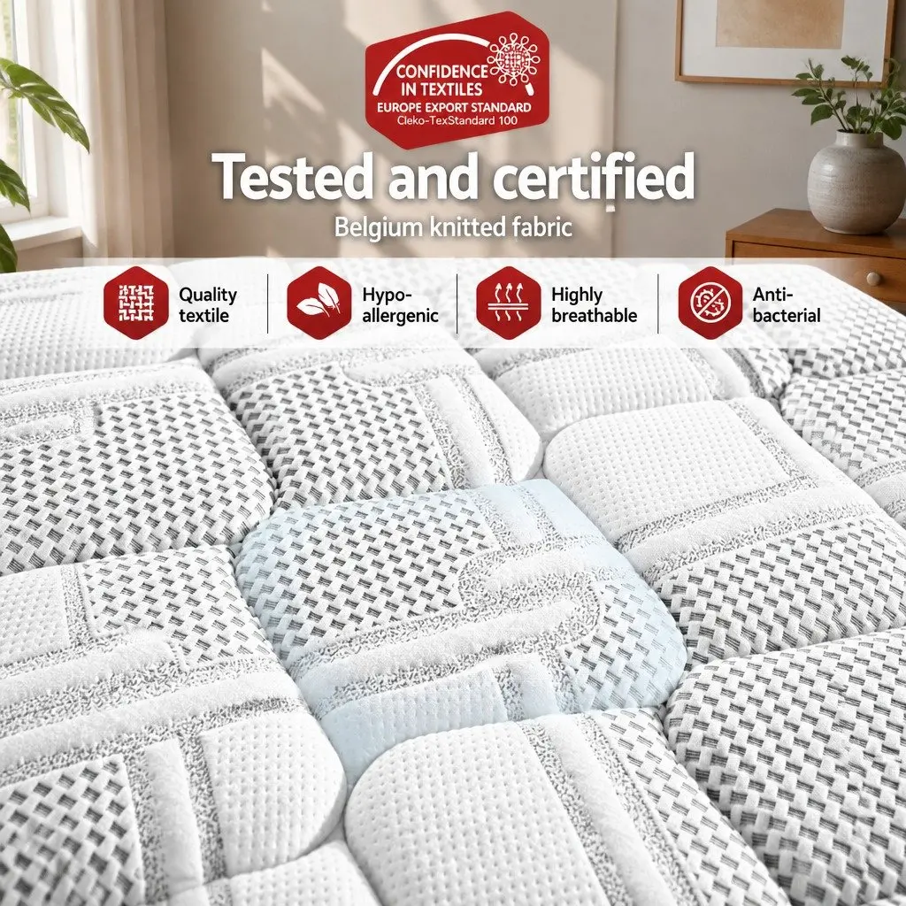 Single Mattress 36cm Cool Gel Memory Foam Double-Sided Flippable Bed