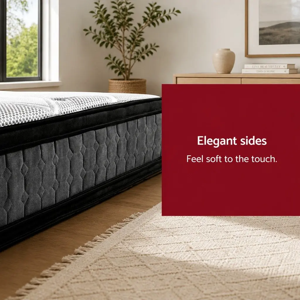 Single Mattress 36cm Cool Gel Memory Foam Double-Sided Flippable Bed