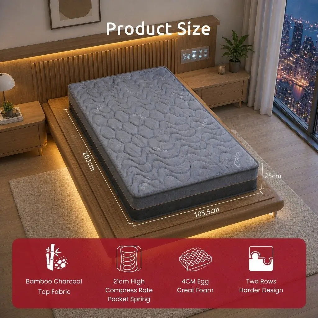 25cm King Single Mattress for Home Use