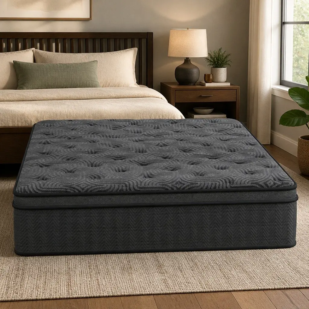 King Mattress 34cm Hybrid Pocket Spring Gel Memory Foam 5-Zone Pressure Relief