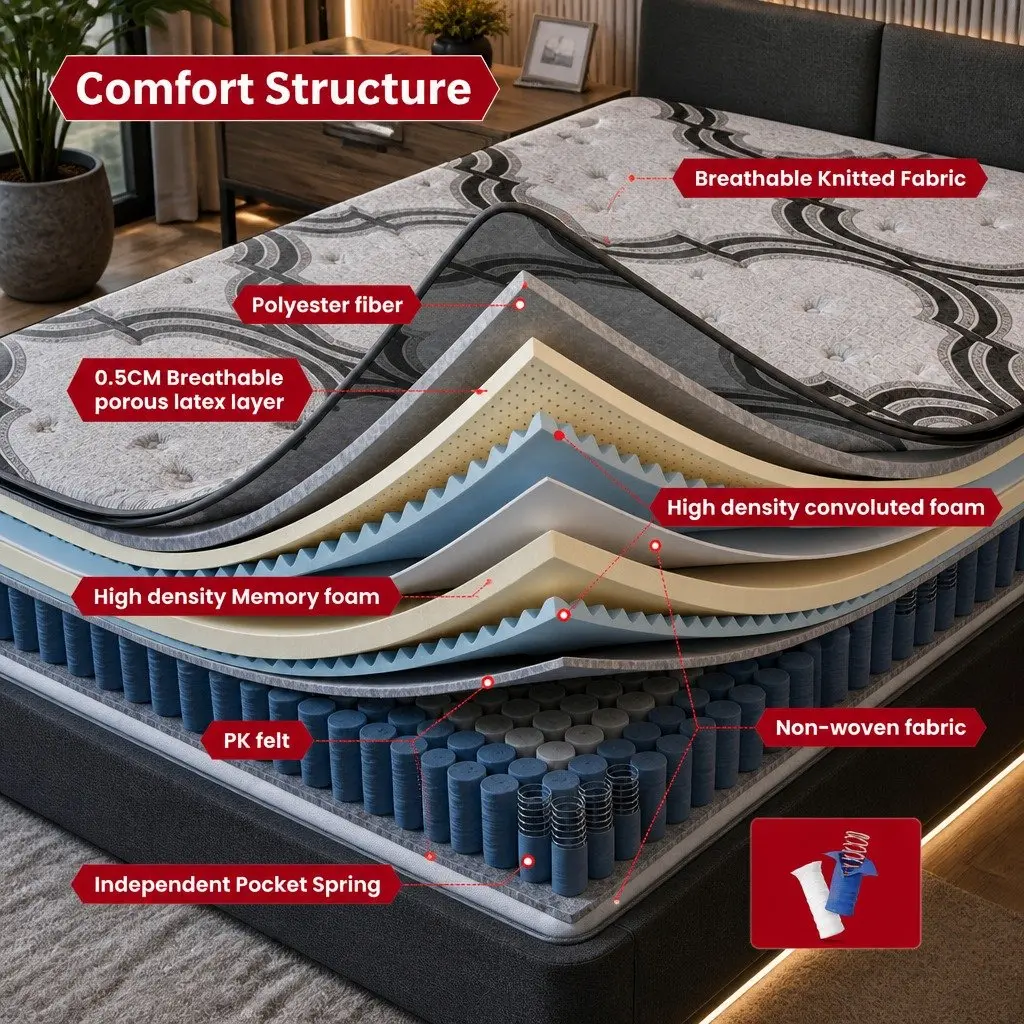 34cm Single Mattress for Various Sleep Needs