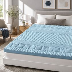 Versatile 7-Zone Memory Foam Topper for Your Bedroom